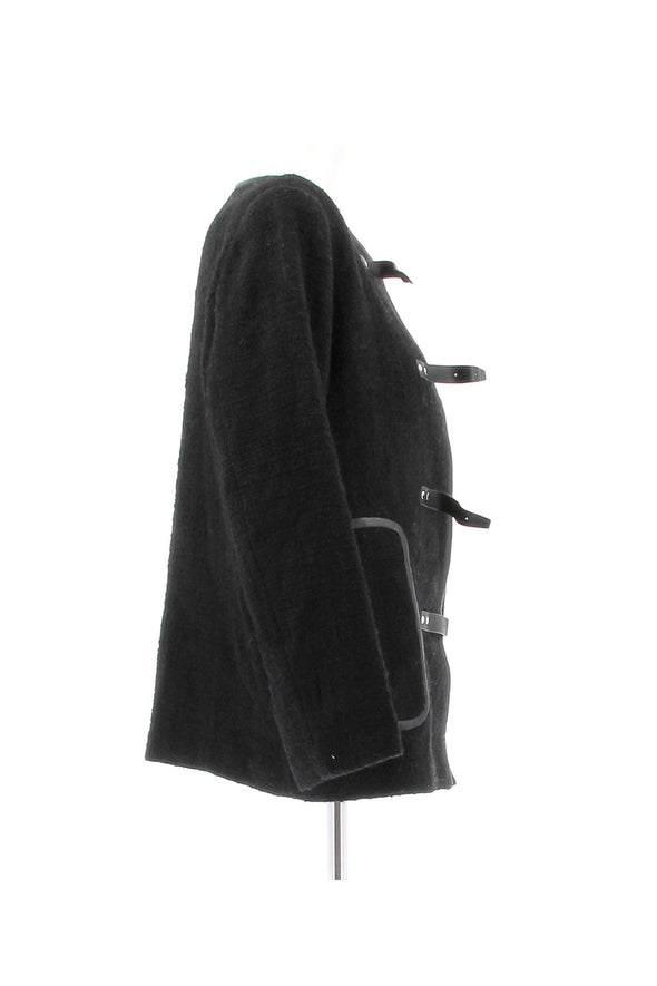 Veste en laine noire