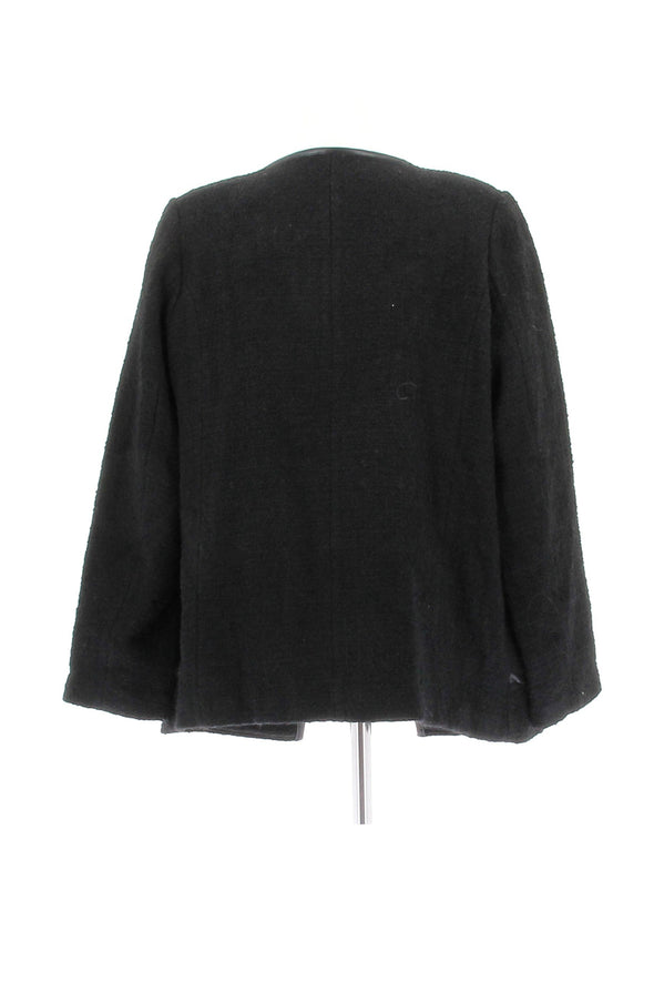 Veste en laine noire