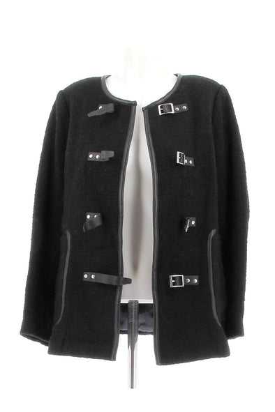 Veste en laine noire