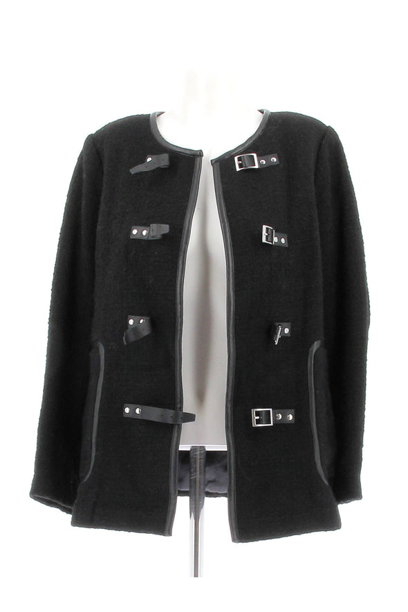Veste en laine noire
