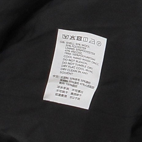 Veste en laine noire