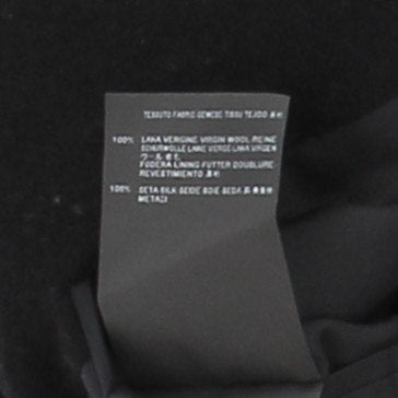 Veste en laine noire