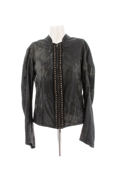 Veste en cuir