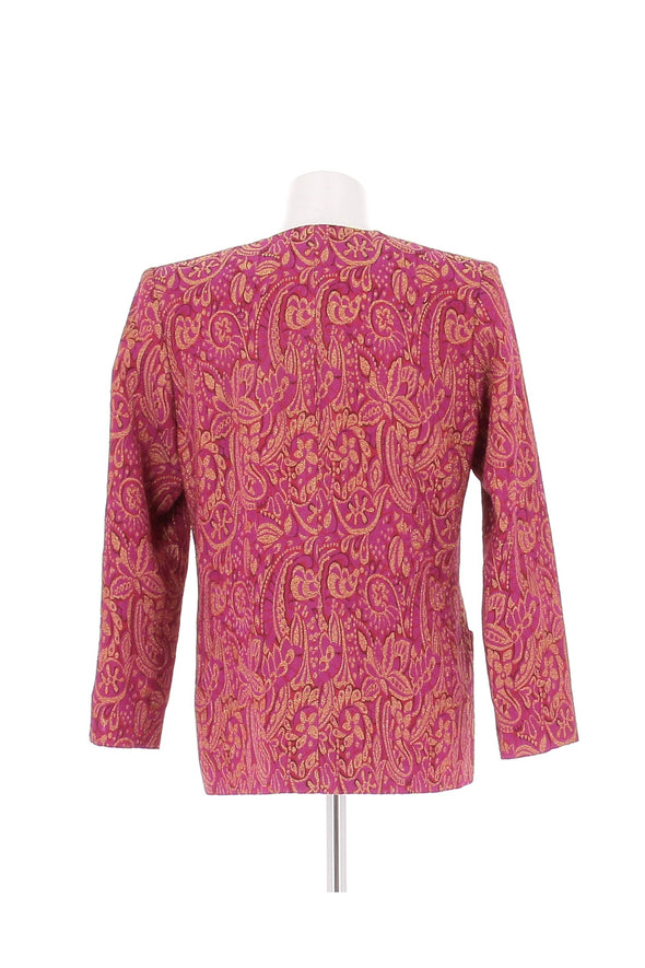 Veste rose et dorée