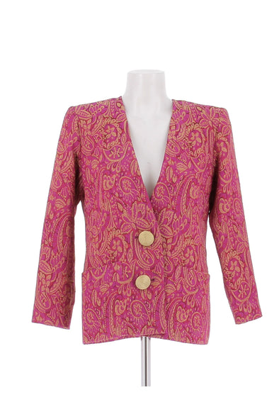 Veste rose et dorée