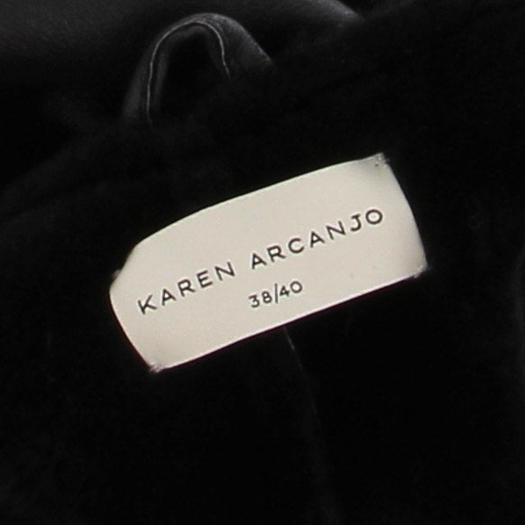 Veste en cuir et shearling