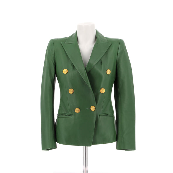 Veste de tailleur en cuir