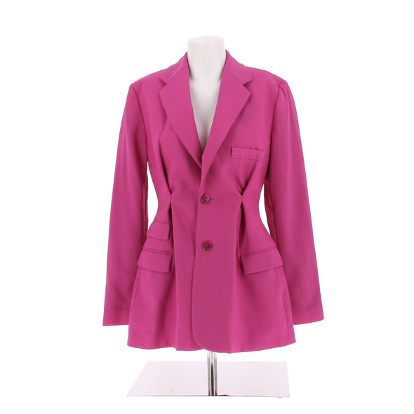 Veste en laine rose
