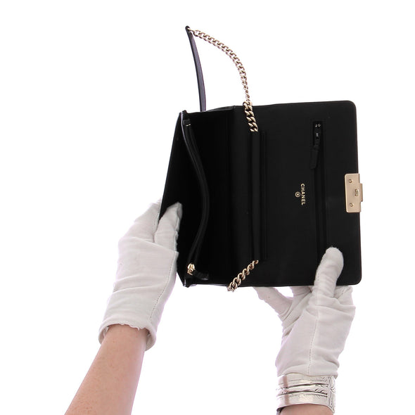 Sac "Wallet On Chain" noir