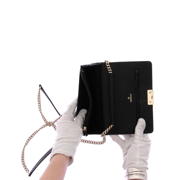 Sac "Wallet On Chain" noir