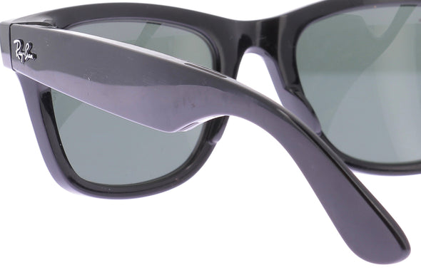 Lunettes de soleil noires "Meta Wayfarer"