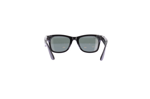 Lunettes de soleil noires "Meta Wayfarer"