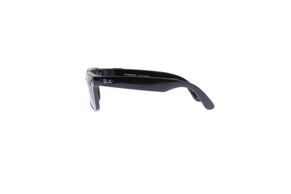 Lunettes de soleil noires "Meta Wayfarer"