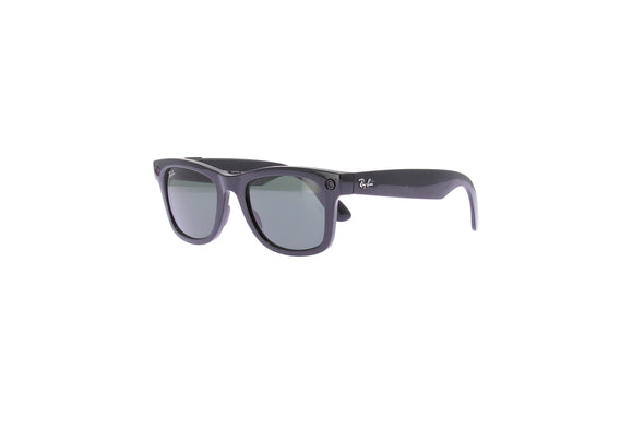 Lunettes de soleil noires "Meta Wayfarer"
