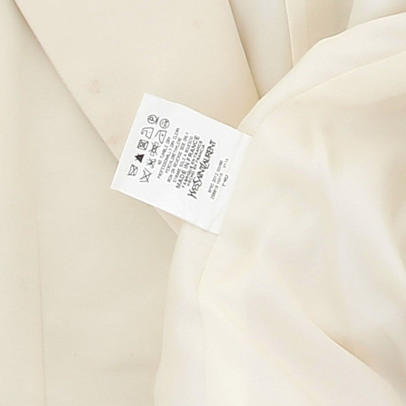 Blazer écru en laine