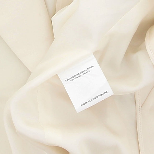 Blazer écru en laine