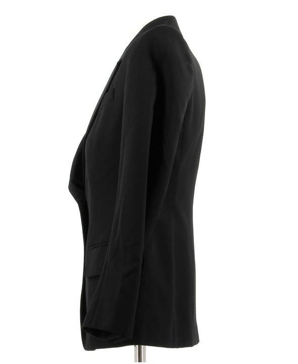 Blazer noir en laine