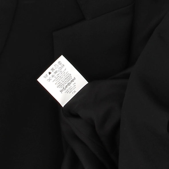 Blazer noir en laine