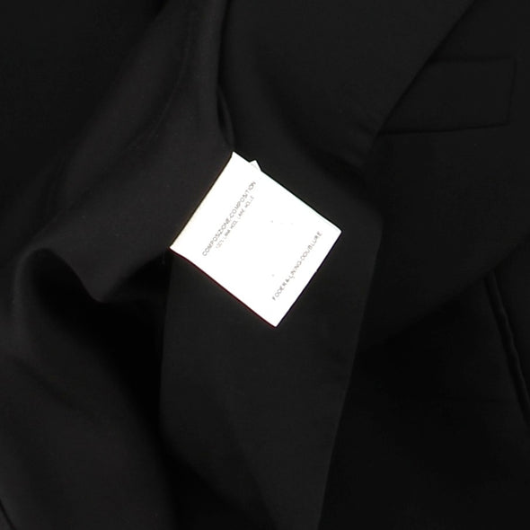 Blazer noir en laine