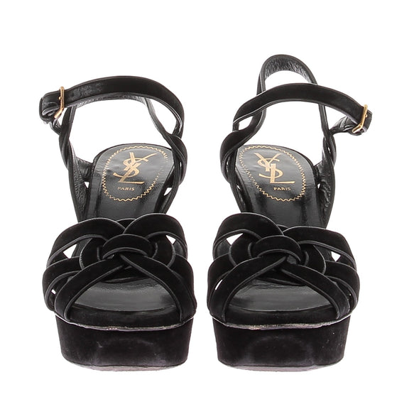 Sandales "Tribute 75 Kid Scamosciato Nero" à talons