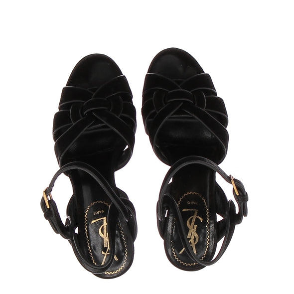 Sandales "Tribute 75 Kid Scamosciato Nero" à talons