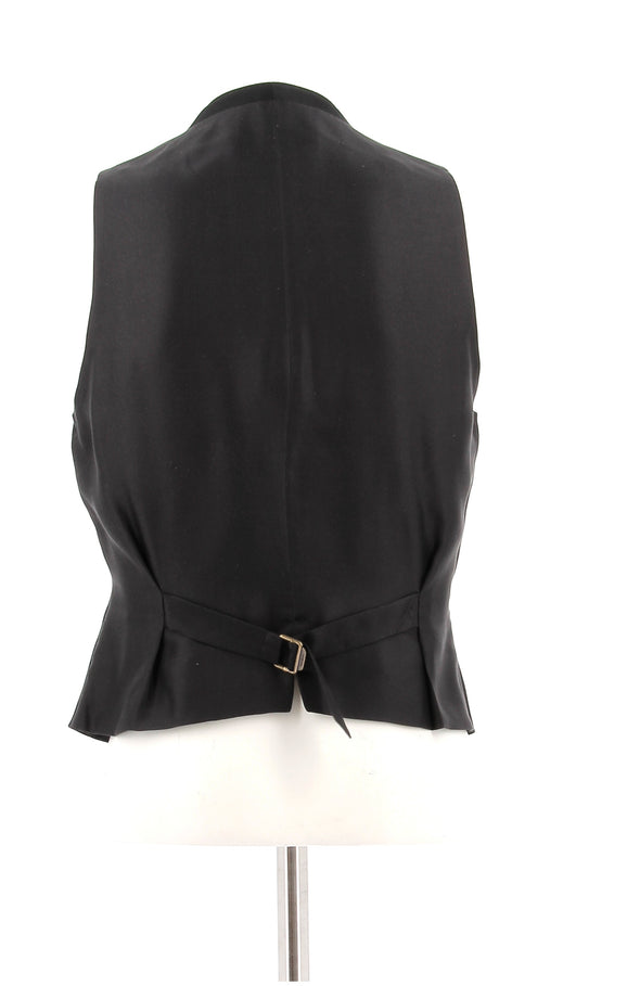 Veston noir en laine