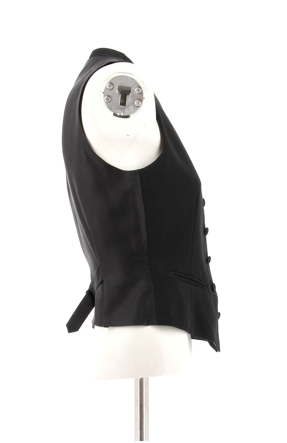 Veston noir en laine