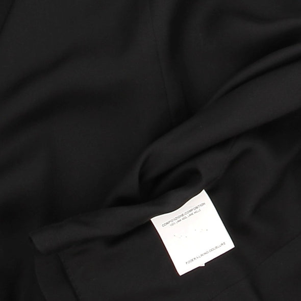 Veston noir en laine