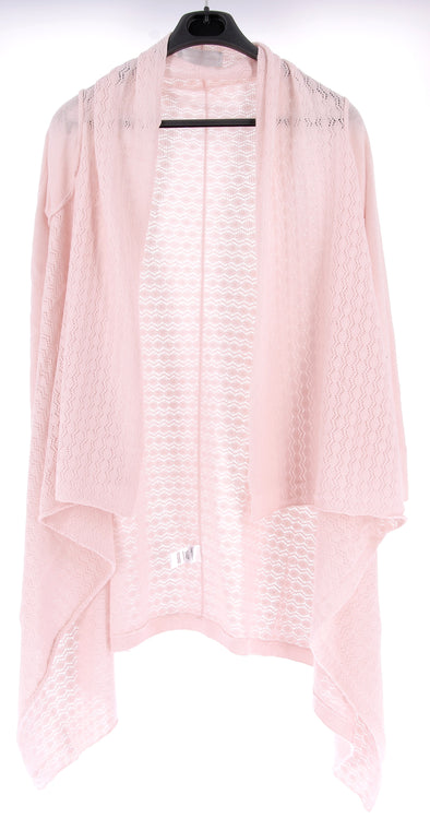 Gilet en cachemire rose