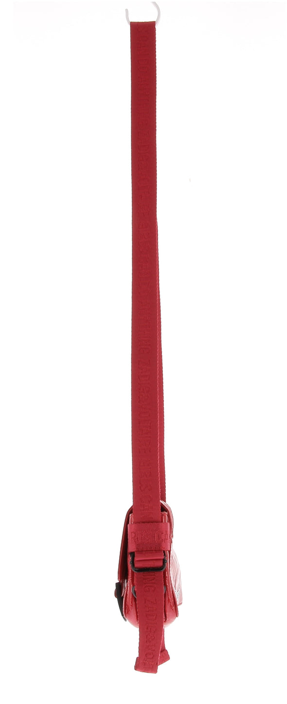 Mini sac en vinyl rouge