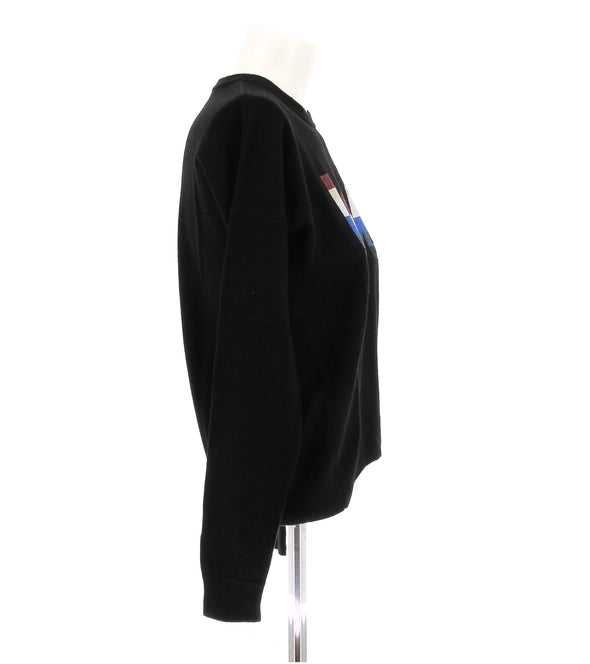Pull en laine noir