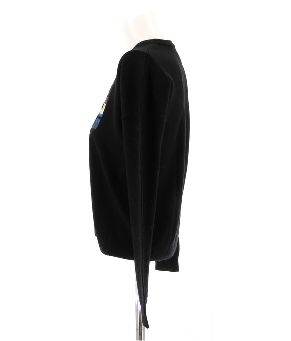 Pull en laine noir