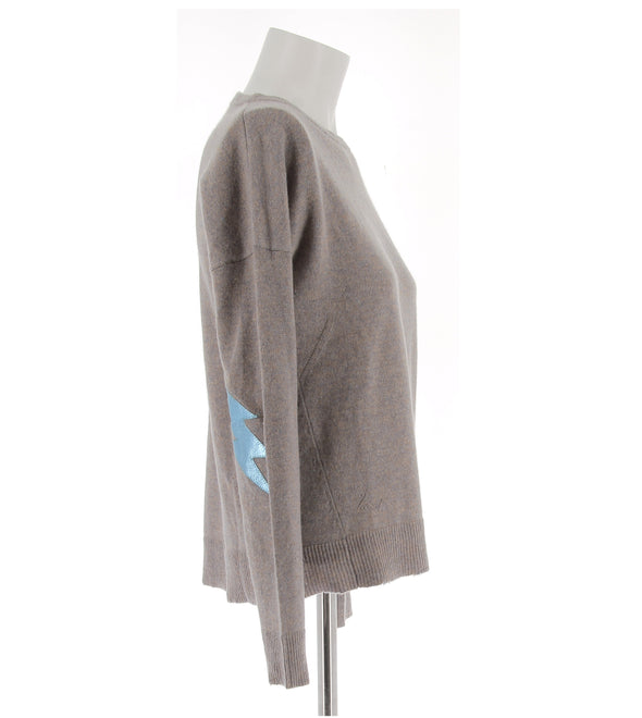 Pull en cachemire "Cici Patch"