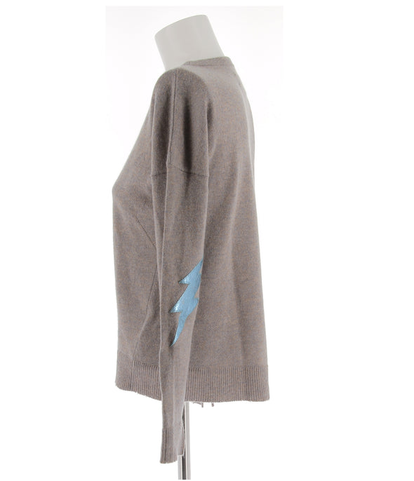 Pull en cachemire "Cici Patch"