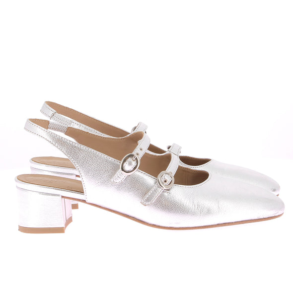 Babies Slingback argenté