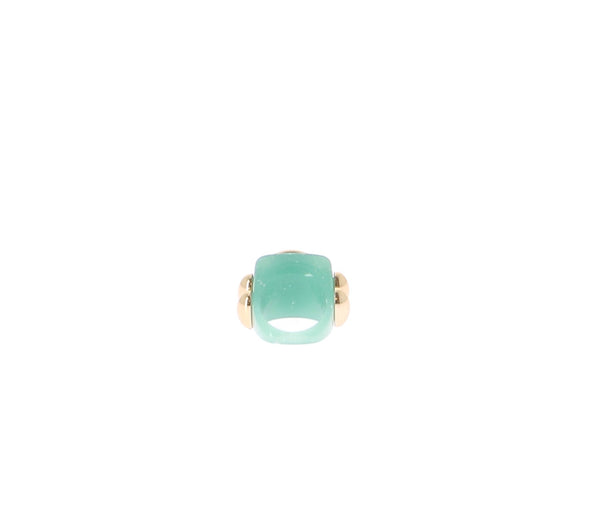 Bague carrée "Iconic Jade"