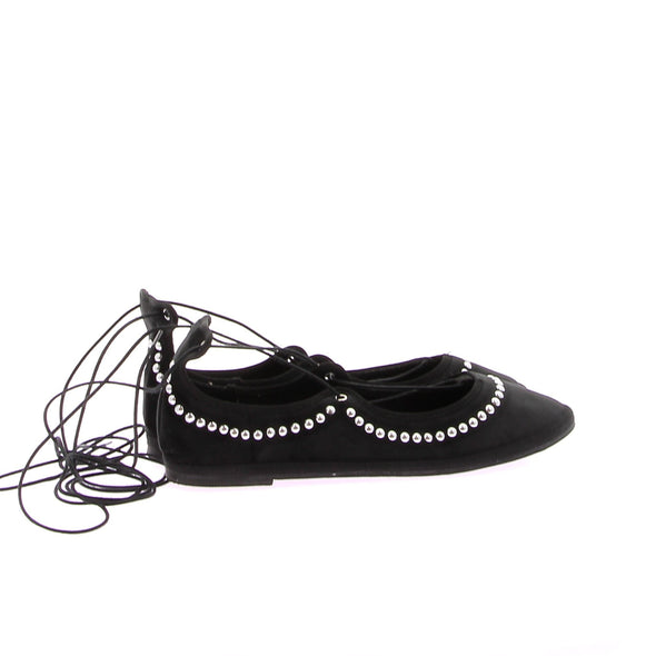 Ballerines en velours noir