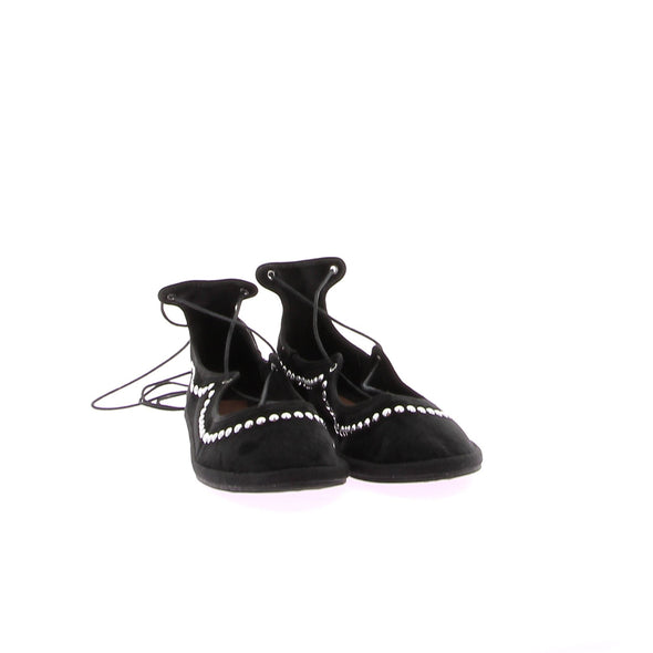 Ballerines en velours noir