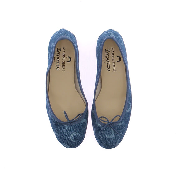 Ballerines bleues en denim