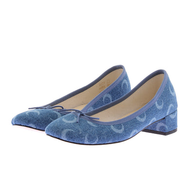 Ballerines bleues en denim