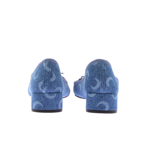 Ballerines bleues en denim