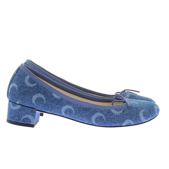 Ballerines bleues en denim