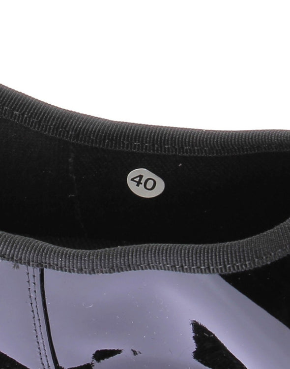 Ballerines en cuir vernis