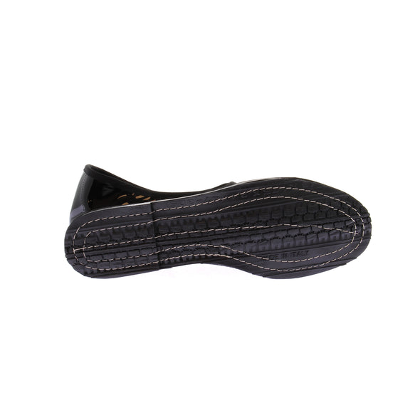 Ballerines en cuir vernis