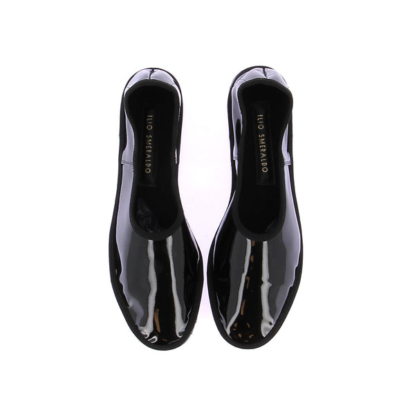 Ballerines en cuir vernis