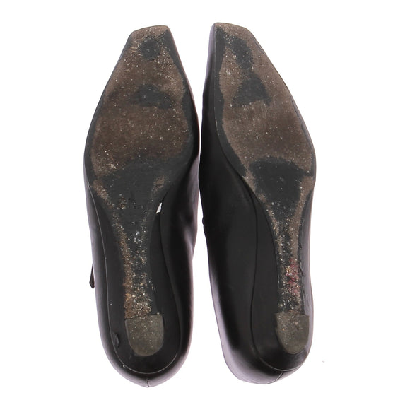 Ballerines noires "Micheline"