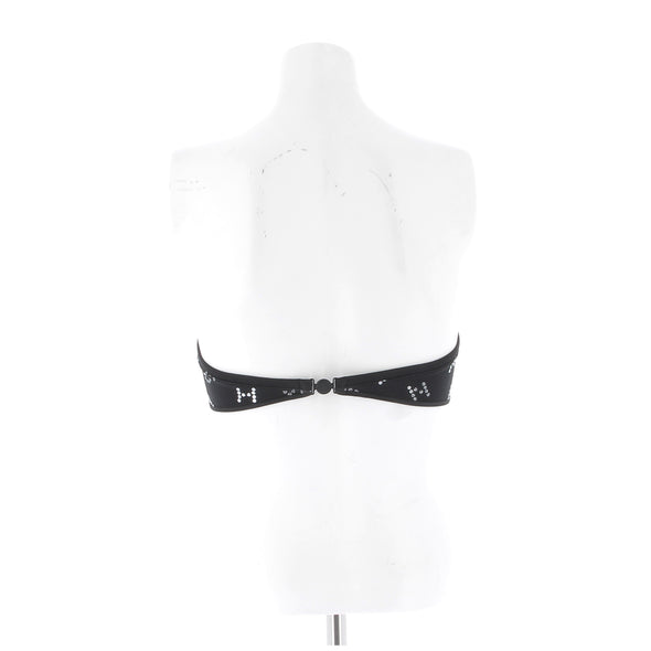 Haut de maillot bandeau noir