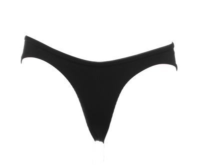 Bas de maillot de bain noir échancré