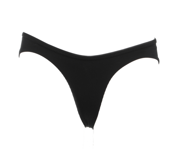 Bas de maillot de bain noir échancré