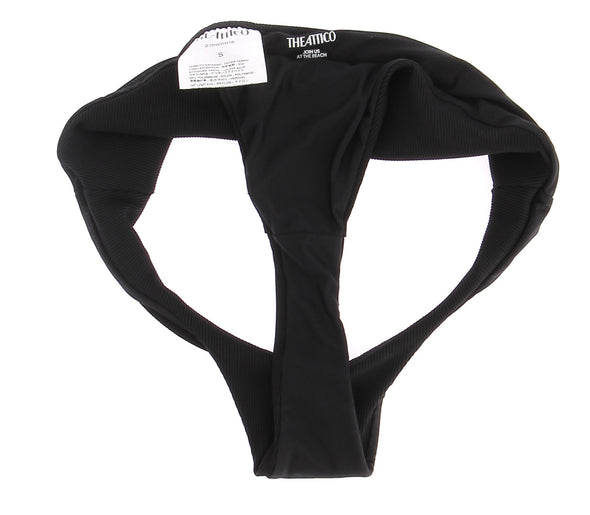 Bas de maillot de bain noir échancré